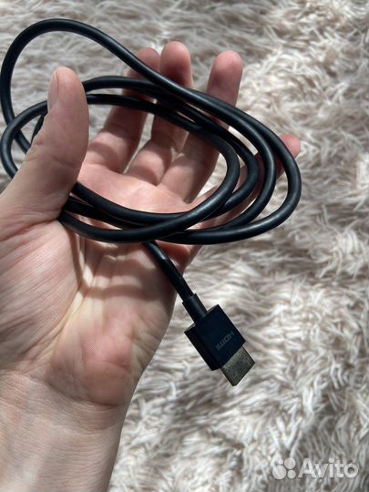 Кабель hdmi xiaomi 2.1 версия интерфейса 1,5 метра