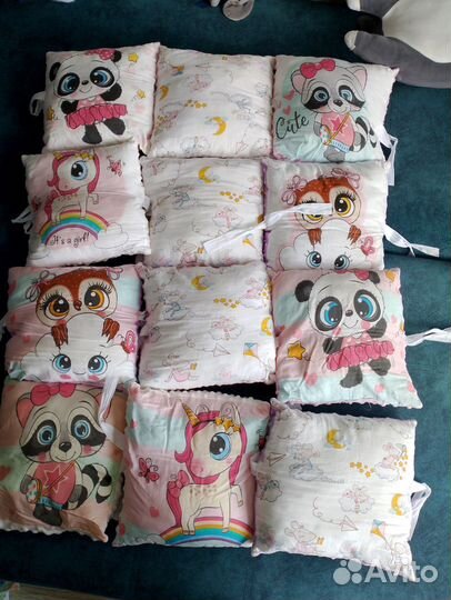 Подушки в детскую кроватку