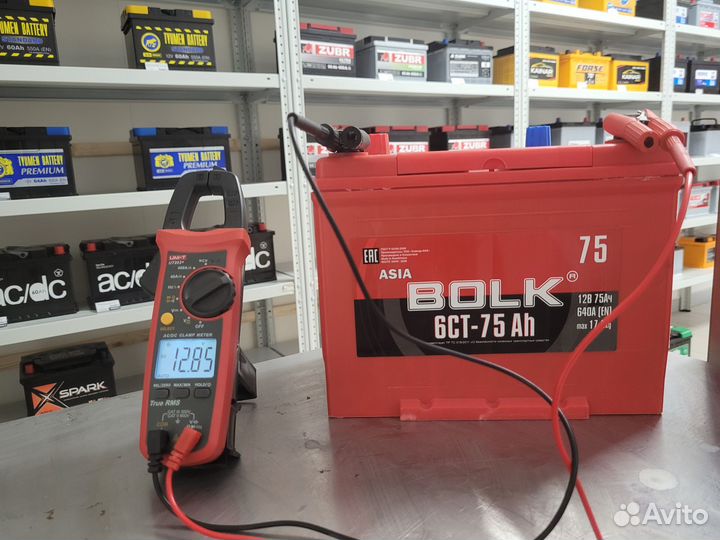 Аккумулятор bolk asia 75Ah о.п. 640A D26L