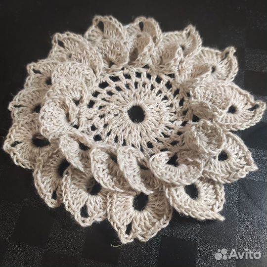 Салфетки. Кружево.Воротники дет. Фриволите