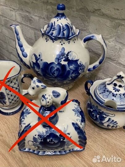 Чайный сервиз гжель