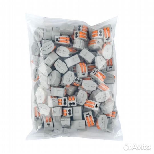 Клемма CMK-222-412 IEK на 2 контакта, упак50 штук