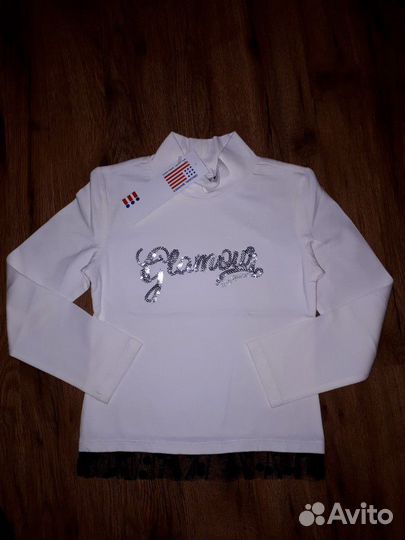 Новая кофта и гольф для девочки на 6 лет