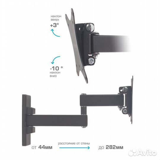 Кронштейн для тв Arm media mars-2 black