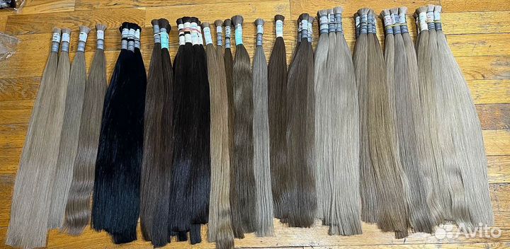 Волосы для наращивания срез 65 см