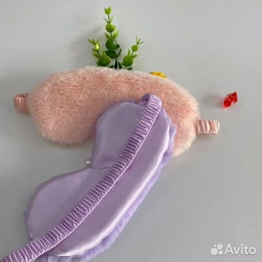 Плюшевая маска для сна,Новая