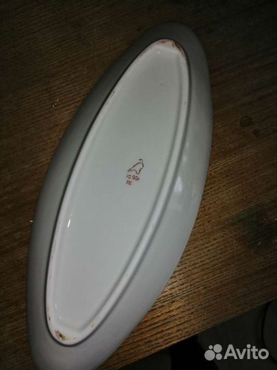 Блюдо овальное дулево