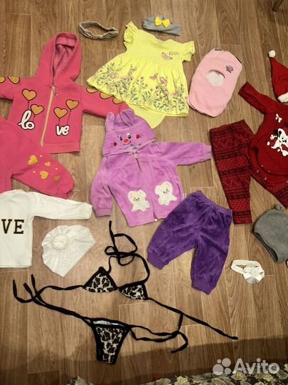 Вещи для девочки + комбинезон зима+ обувь