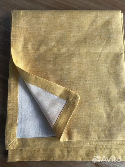 Скатерть лен 100 жаккард