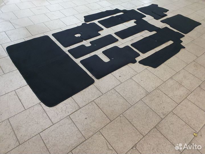 Коврики салон+баг Kia Carnival IV 2020-н.в. 8 мест