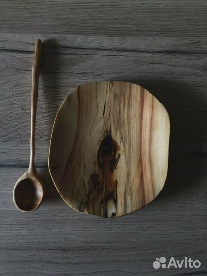 Заказ ложка и тарелка