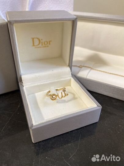 Кольцо и браслет Dior