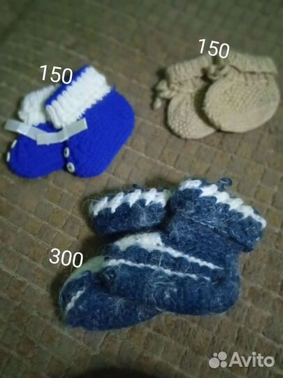 Детские вязаные вещи, ручной работы