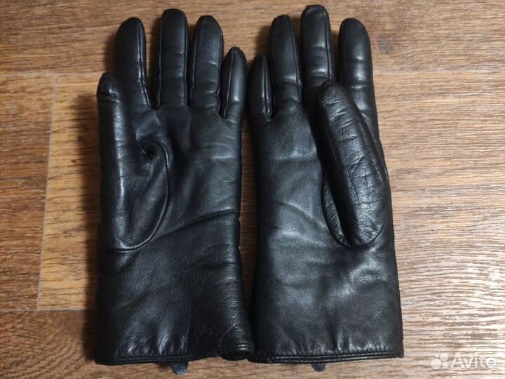 Перчатки женские кожаные р 8