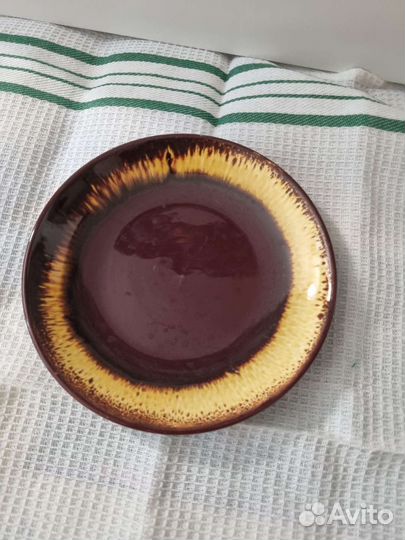 Кувшин с тарелочкой и стаканом керамический СССР