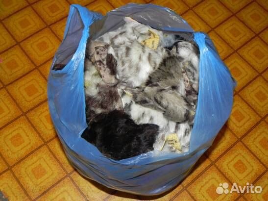 Обрезки натурального меха для поделок