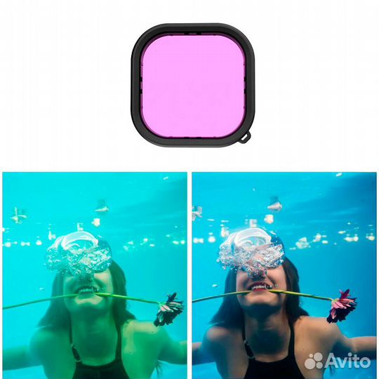 Светофильтры Для бокса GoPro Hero 9/10/11/12 (3 Шт