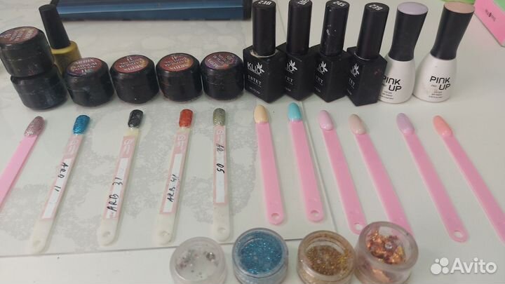 Набор гель лаков бу
