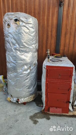 Печь отопительная с водяным контуром