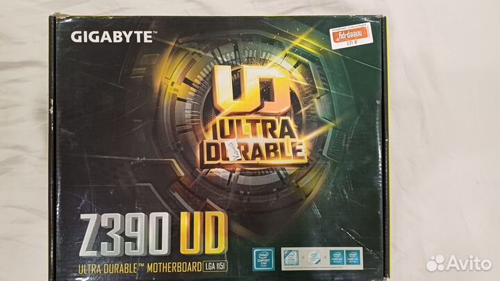 Материнская плата gigabyte z390 ud и i5-9600kf