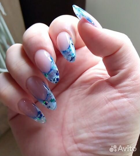 Наращивание ногтей на дому