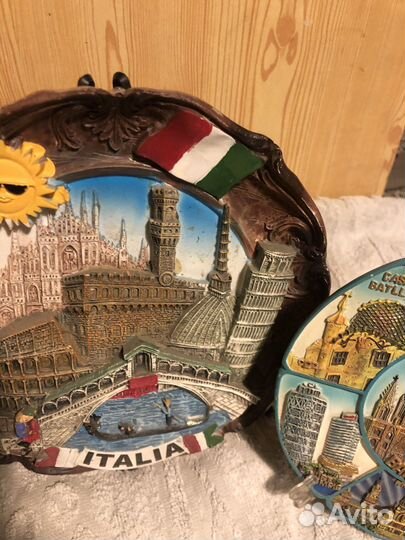 Сувенирные тарелки разных стран