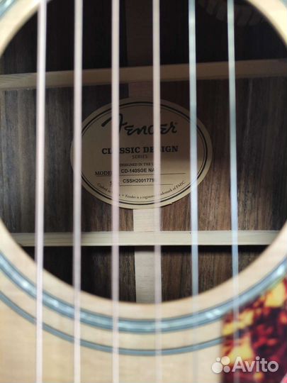 Fender CD-140SCE Natural