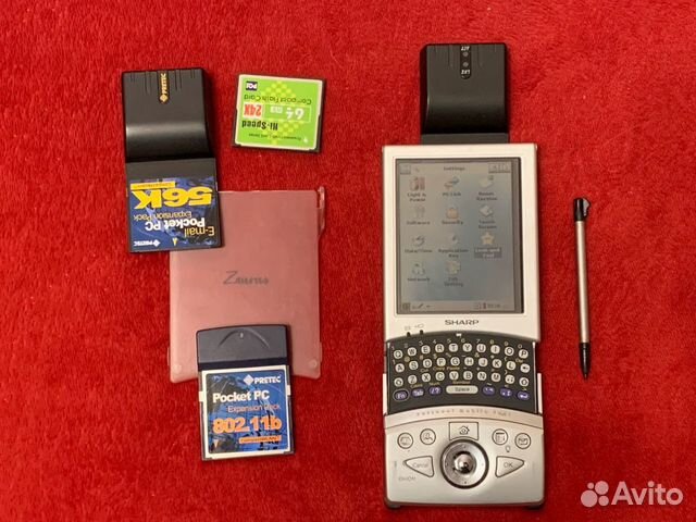 Sharp Zaurus SL 5500, CF карты расширения