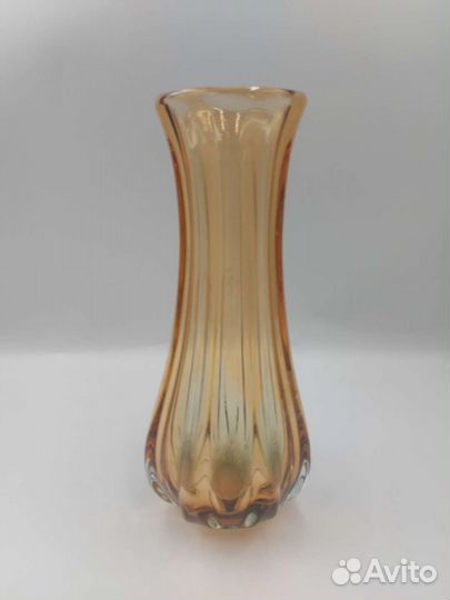 Ваза цветное стекло СССР