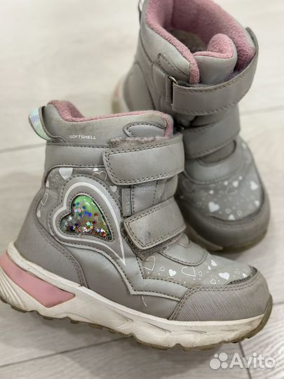 Зимние ботинки для девочки 28 размер