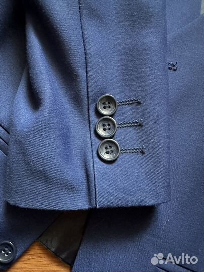 Школьный костюм для мальчика 134 синий