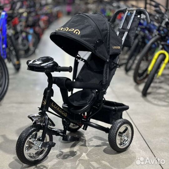 Трехколесный велосипед Luxmom 5588, с музыкой