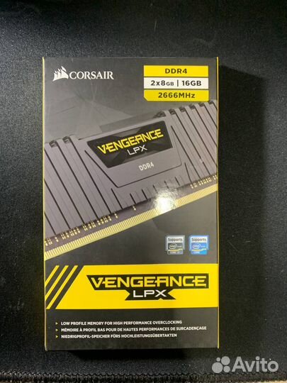 Оперативная память ddr4 16gb corsair vengeance