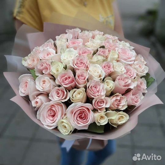 Цветы розы букет