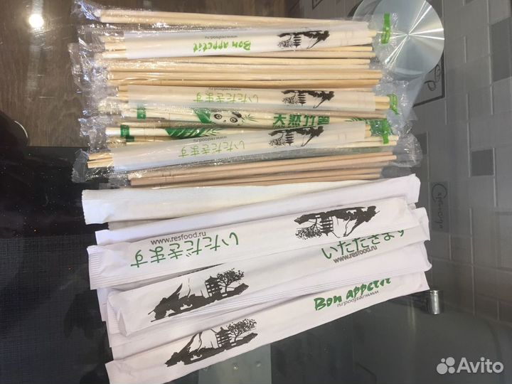 Палочки для суши деревянные