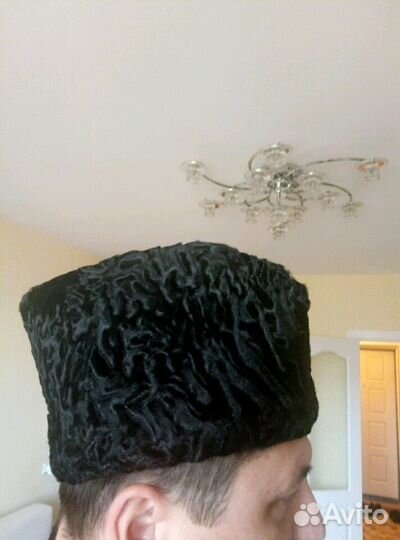 Шапка мужская из каракульчи
