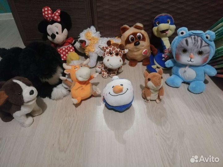 Игрушки мягкие Икея и другие