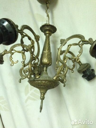 Люстры Бронза Камень СССР Светильник-Бра 