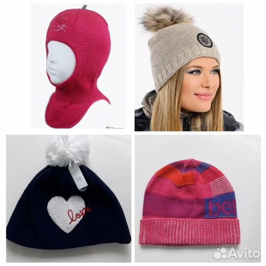Шапка для девочки Benetton, GAP, Norton