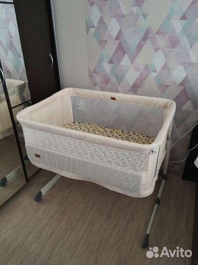 Приставная кроватка +манеж Nuovita Accanto calma