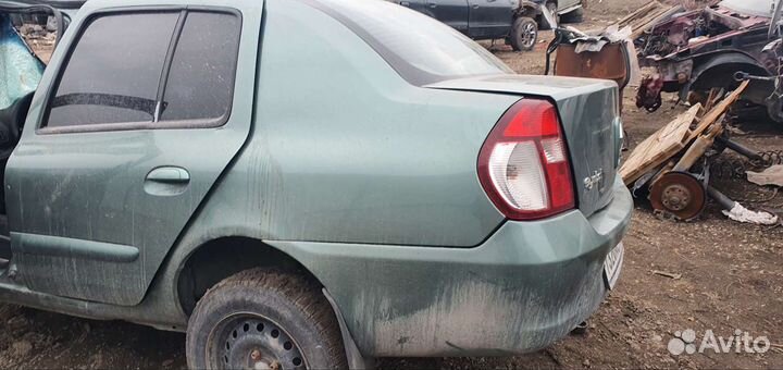 Крыло заднее левое Renault Symbol 2007г