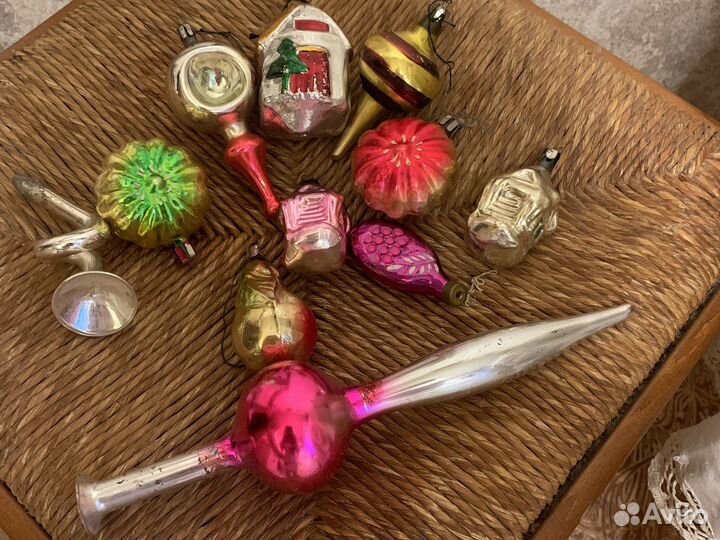 Елочные игрушки СССР одним лотом