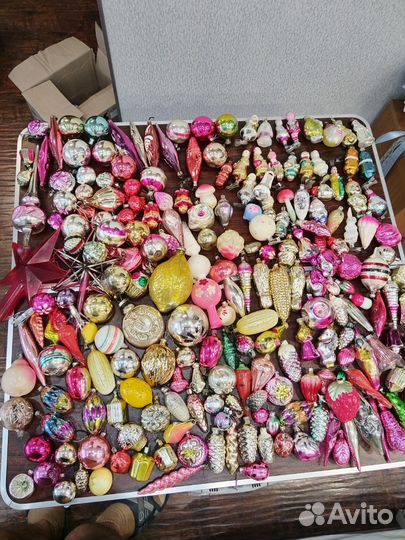 Новогодние игрушки СССР гирлянды