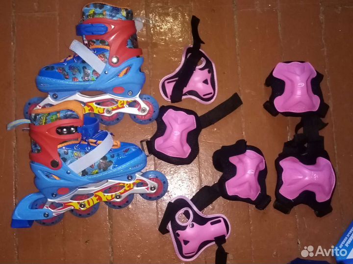 Роликовые коньки детские раздвижные