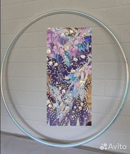 Обмотка обруча для художественной гимнастики