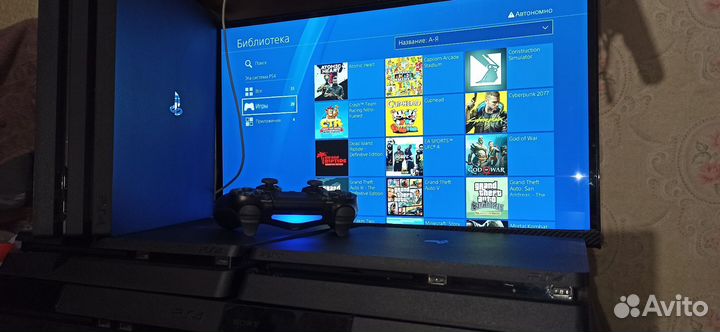 Прошитая Sony PlayStation 4 Slim+Игры(5.05/9.0)
