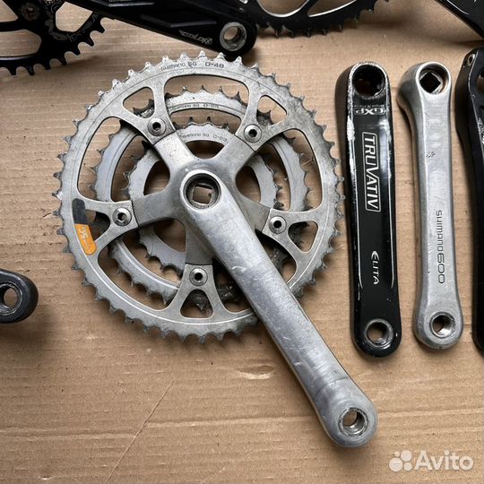 Шатуны,системы,переключатели,каретки shimano