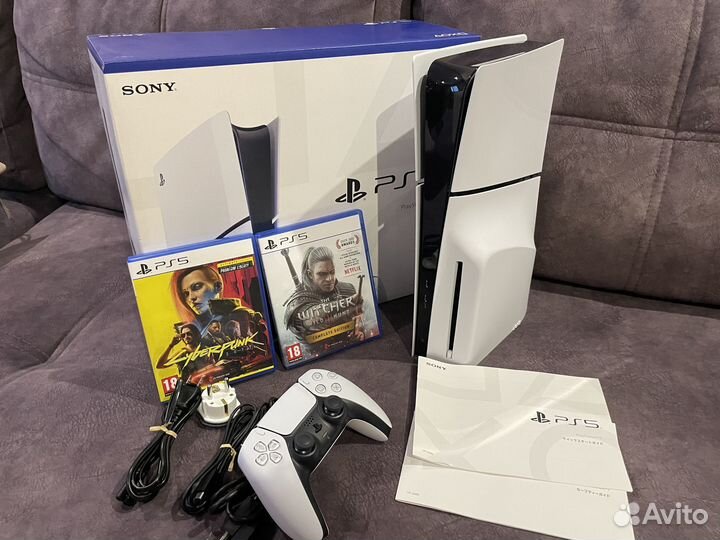 Sony playstation 5 slim с дисководом