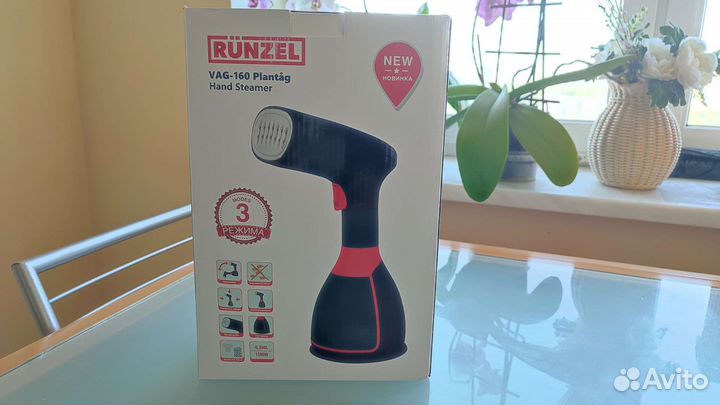 Отпариватель runzel VAG-160 Plantag, черный