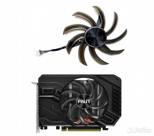 Вентилятор для видеокарты palit RTX2060/GTX1660/16